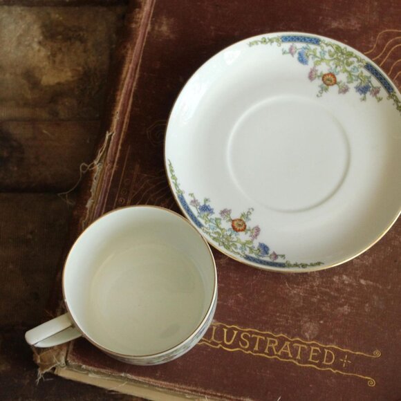 Vintage 1920s 1930s Tea Saucer, Hutschenreuther Selb China Plate, Bavaria - Picture 3 of 10